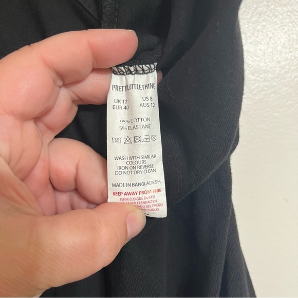 Women’s Pretty Little Things Sleeveless Black Jumpsuit‎ Jogger Bottoms Size 8 - Picture 7 of 8